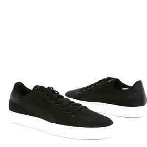 PUMA BASKET CLASSIC EVOKNIT BLACK SNEAKERS